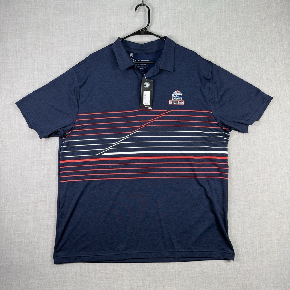 Under Armour Shirt Men's Size 2XL The Playoff Polo Logo Performance Golf
